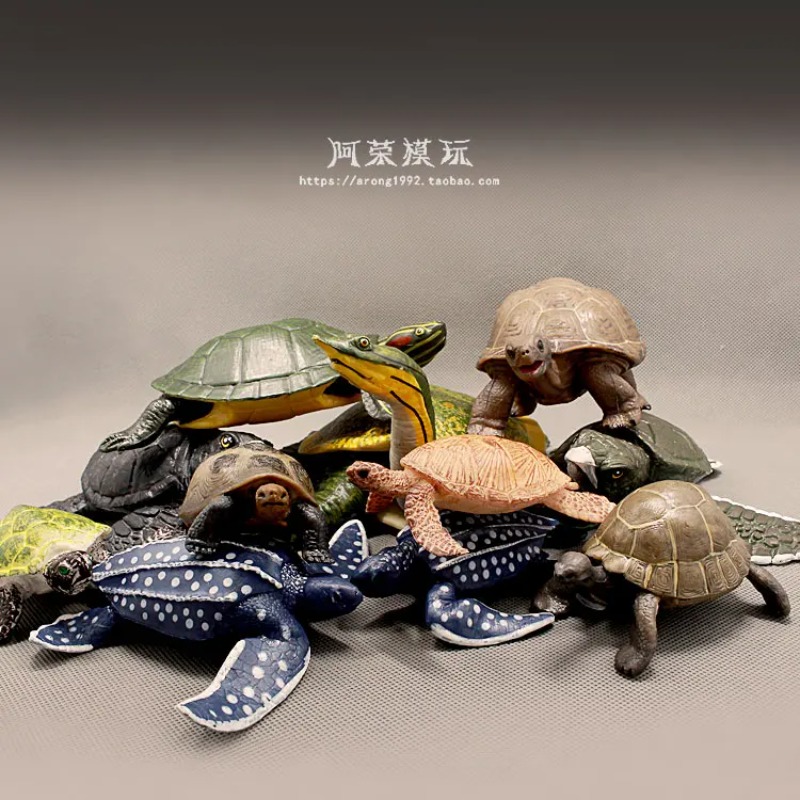Ocean Aquarium - Lederback Rotohrschildkröte Land Schildkröte Ozeane Miniaturen