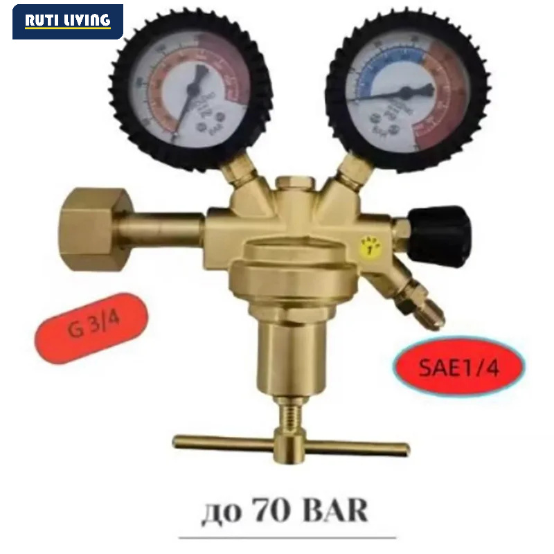 Nitrate Reductase - Vollkupfer-Hochdruck-Stickstoff-Gasdruckminderer mit G3/4-Gewinde
