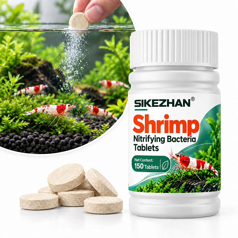 Nitrate Reductase - Tabletten mit nützlichen Bakterien für Garnelen-Aquarien,