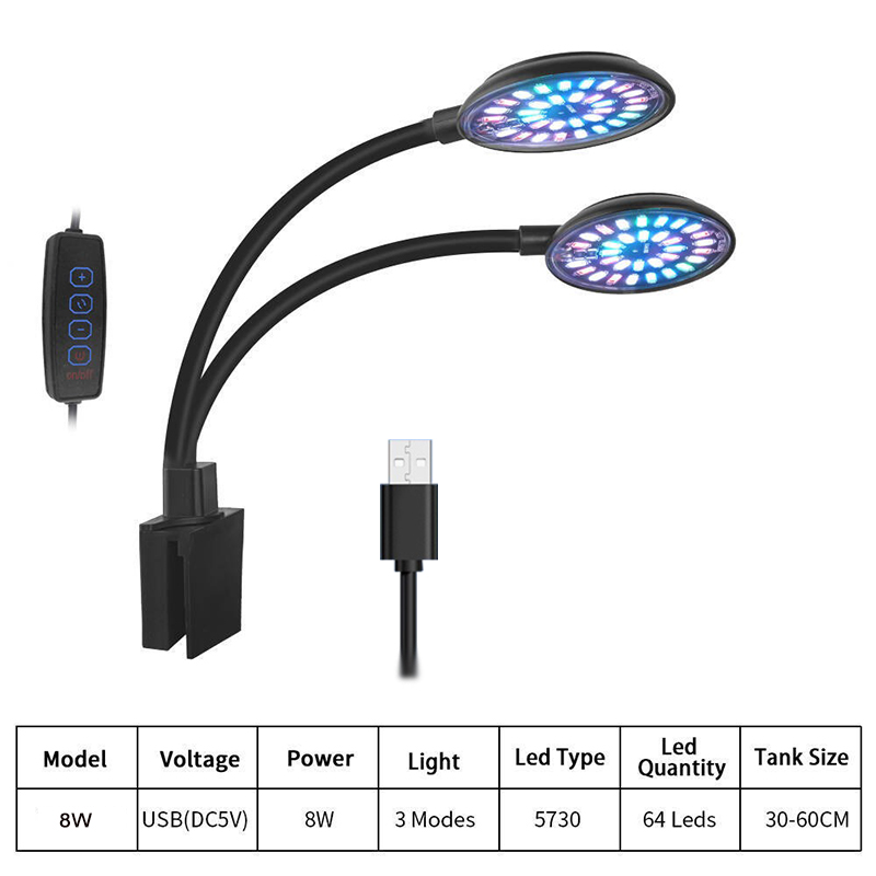 USB-Aquarium-LED-Licht, Aquari – Aquarium Marine Lights Bewertung und Preis