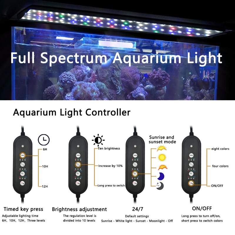 LED-Aquariumbeleuchtung Vollsp – Reef Lighting Bewertung und Preis